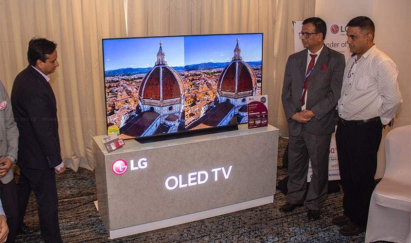 Lg press conference for TV launch