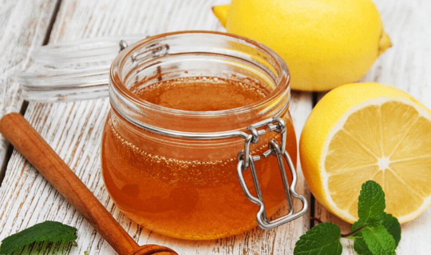 Lemon and honey