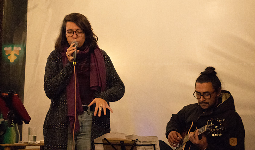 Maria and Gianfranco in Watering hole fusion night